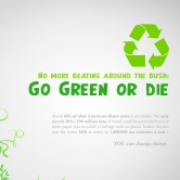 Go Green Poster by Karissa Cole