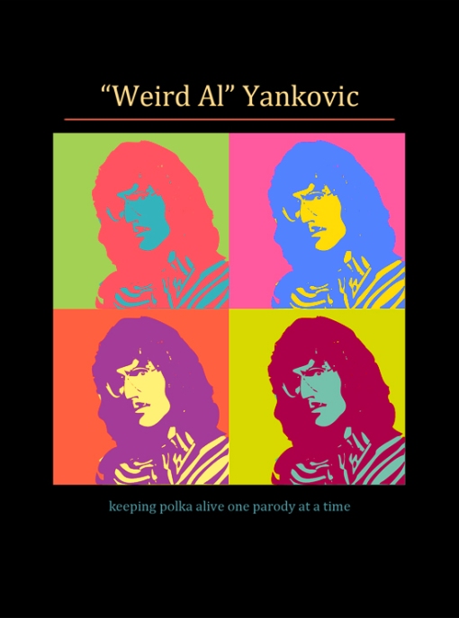 Weird Al Popart Poster by Karissa Cole 2012
